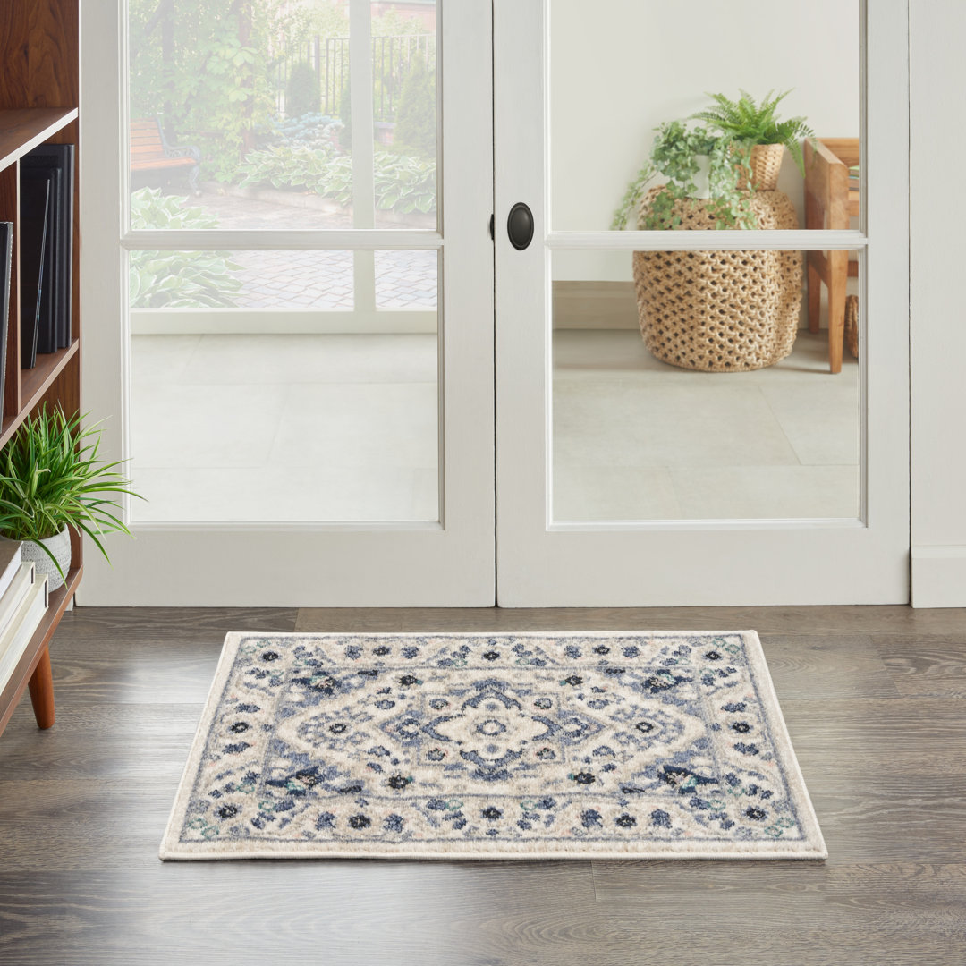 Kawamura Passion  Persian Ivory/Grey Area Rug Langley Street® Rug 