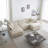 Jeffers Chenille Fabric Upholstered 4-Piece Sectional Sofa-103878066-128619559