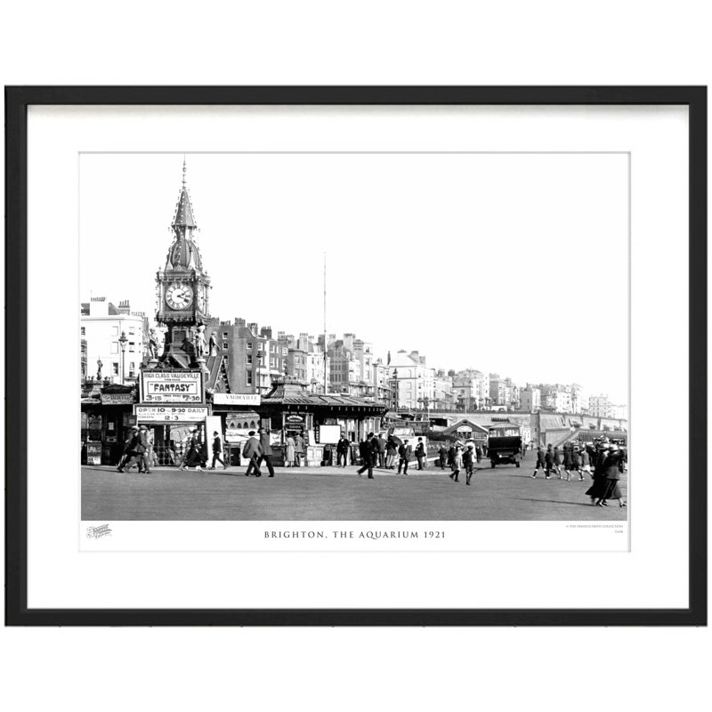 Brighton, The Aquarium 1921 by Francis Frith - Single Picture Frame Print, 40cm H x 50cm W x 2.3cm D