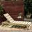 Metal And Wood Chaise Lounge, Adjustable, Grey, With Base & Grey Lounge Surface-1735249086