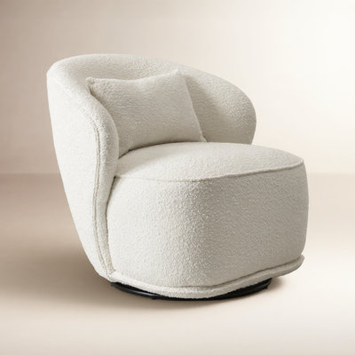 Fauteuil demi-tonneau pivotant à boucle large de 33 po Queensland