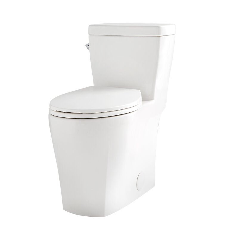 Lemora 1.28Gpf 1Pc ADA Elongated CT Toilet 12" Rough-In White