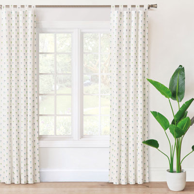 Belize Room Darkening Curtain Single Panel