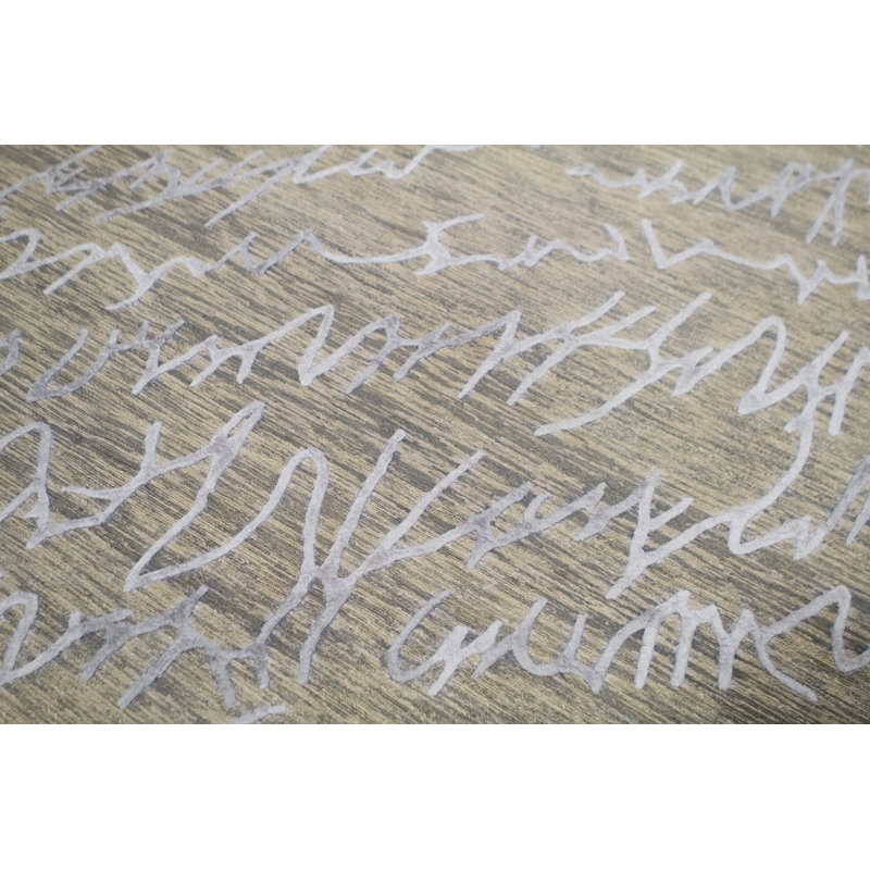 Hand Woven Jute Abstract Area Rug