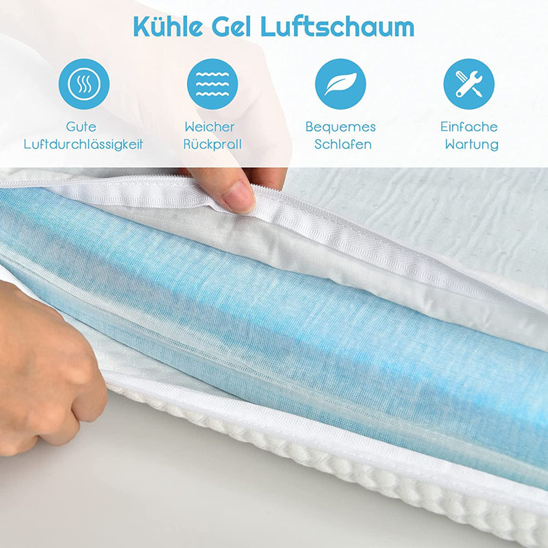 5cm Cotton Mattress Topper, European Single (90 x 200cm)