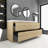 72 In. Freestanding Bathroom Vanity In Ash With Double Sinks-665450246