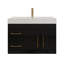 Ensemble de meuble-lavabo simple mural 35,4 "-70381327