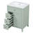 24" Bathroom Modern Vanity with Sink, MDF, Rubberwood, 3 Drawers, Shelved Cabinet, Sized for Small-to-Medium Baths-1554688435