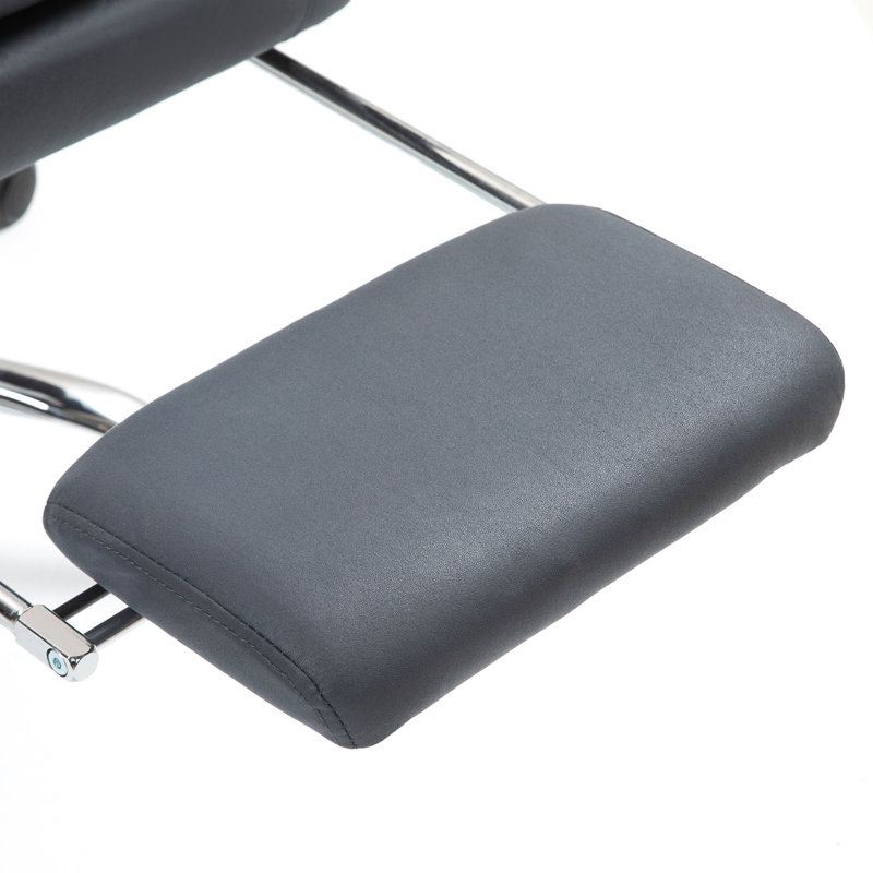 Microfibre Vibration Massage Office Chair, Dark Gray, Dark Gray