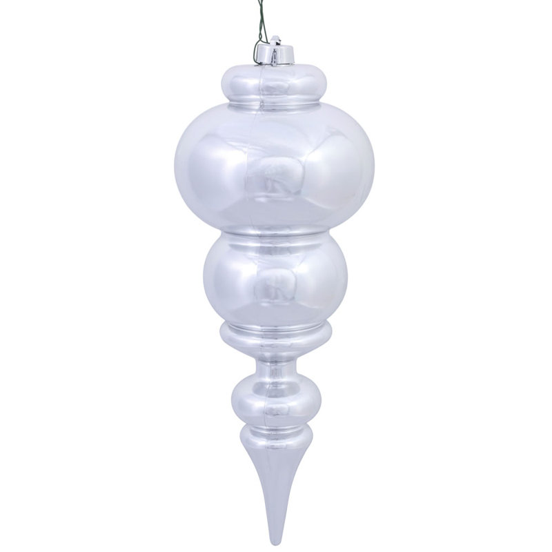 Ornement de Noël 14 po faîteau, Argent