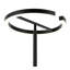 180cm Matte Black LED Traditional Floor Lamp