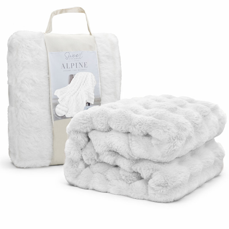 Throw Blanket, 240cm x 200cm, White