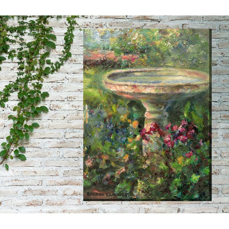 Décoration murale d’extérieur bain d’oiseaux Ozzie