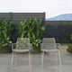 Vashon Aluminum Outdoor Stacking Dining Armchair with Cushion