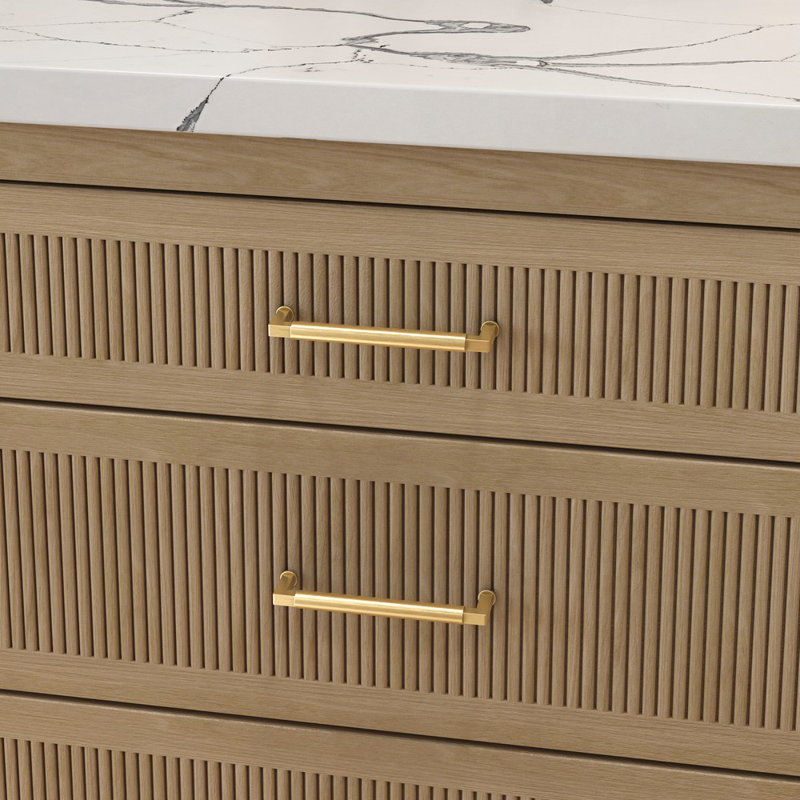4432 Gramercy Pull, Satin Brass