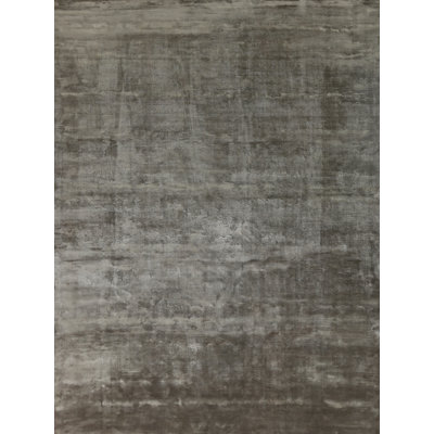 Plain Dove Viscose Indoor Rug