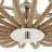 Uttermost Lovelock 4 Light Rope Empire Chandelier