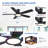 52" Flush Mount Modern Ceiling Fan With Lights And Remote Control, Reversible And 5 Dual-sided Blades-498187551
