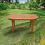 Annekatrin 6 - Person Eucalyptus Solid Wood Patio Dining Set Extendable and Umbrella Hole Included Oval Table