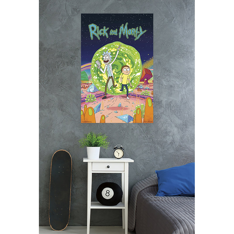 « rick and morty- », impression sur papier