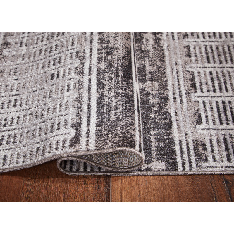 Henchester 8' x 10' Multicolor Synthetic Washable Area Rug