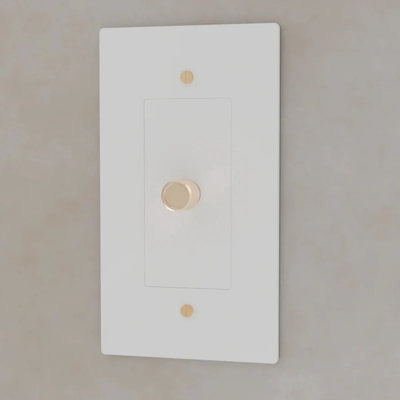 Brass 3-Way Rotary Dimmer Switch