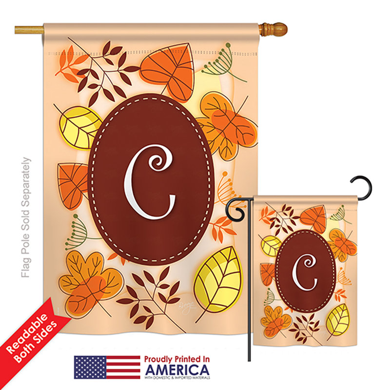 Double Sided Polyester Flag Set, C