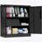 Heavy-Duty Metal Storage Cabinet With Lock, Adjustable Shelves, And 3-Point Security For Garage, Office, Or Home Use.