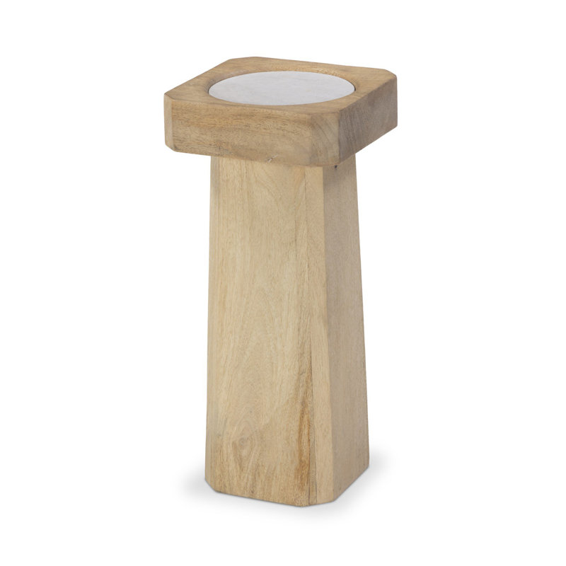 Rumi End Table-Light Natural Mango