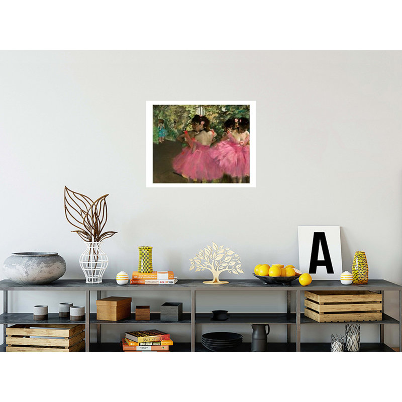 «Dancers in Pink» par Edgar Degas - Estampe numérique, H 22 po x l 28 po