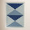 Navy Geometric Indoor Outdoor Rug