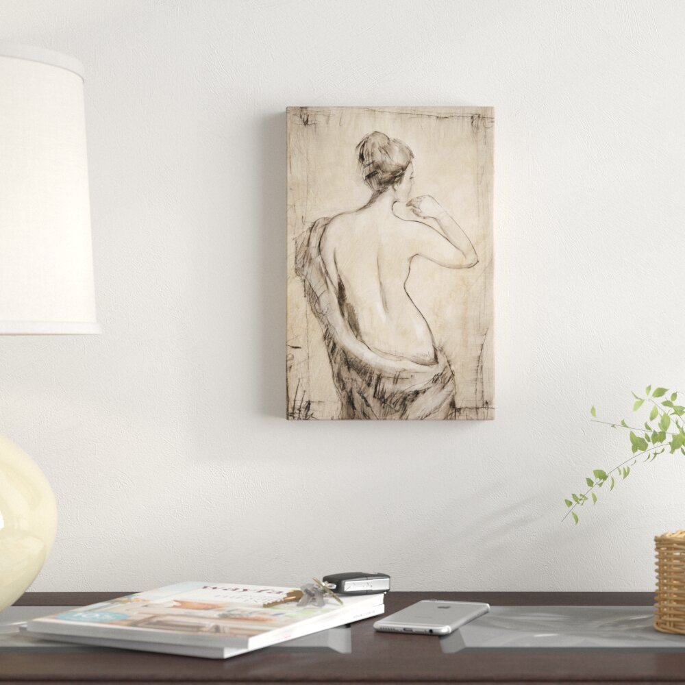 Nude Contour Sketch II' by Paul Cezanne - Picture Frame Painting Print