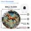 Horloge murale en verre 12 po