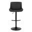 Tabouret de bar réglable rond avec repose-pieds arrondi en T Rondell - ensemble de 2-202853212-202853025
