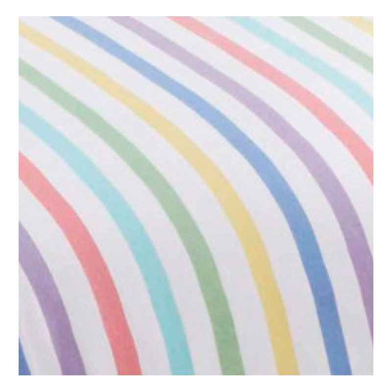 Bluecoast Cotton Striped Duvet Cover Set with Pillowcases, Double Duvet Cover - 2 Standard Pillowcases
