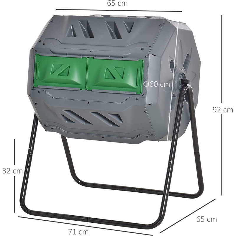 Guinda Odor Resistant Tumbler Composter