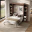 Lit escamotable Murphy avec tablettes de rangement-1347650909-1371105399