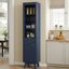 Armoire de rangement de 68 po de hauteur avec tablettes réglables et tiroir-124651349