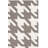 Rodgers Hand Woven Flat Weave Wool/Cotton Houndstooth Rug in Gray/Ivory-1027802834