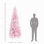 Arbre de Noël artificiel enneigé 7,5 pi de hauteur avec pin en forme de pin et branches réalistes