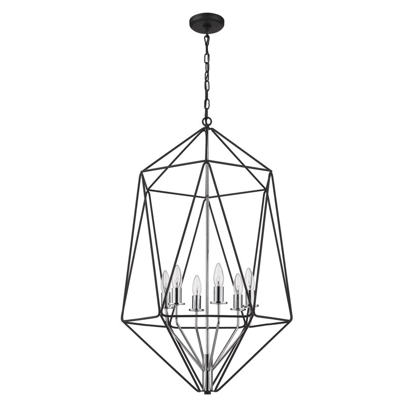 Luminaire suspendu géométrique 6 lumières Kifer