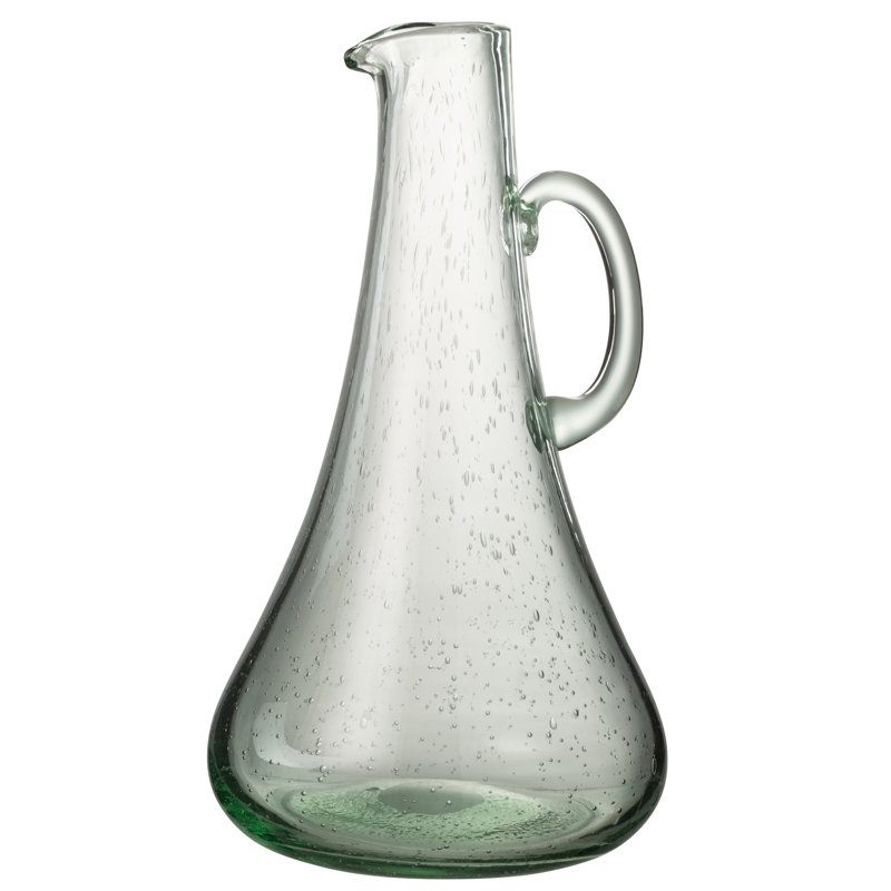CARAFE GLASS LIGHT GREEN, Green