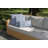 Liza Pillow Cover & Insert Rectangle in Blue/White