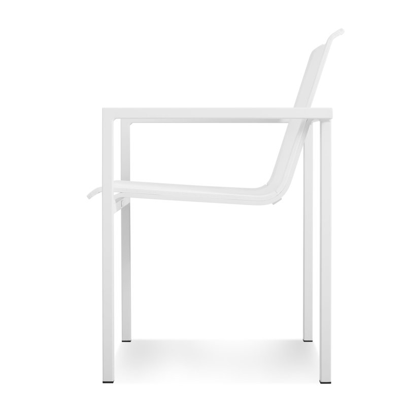 Skiff Outdoor Dining Armchair, White
