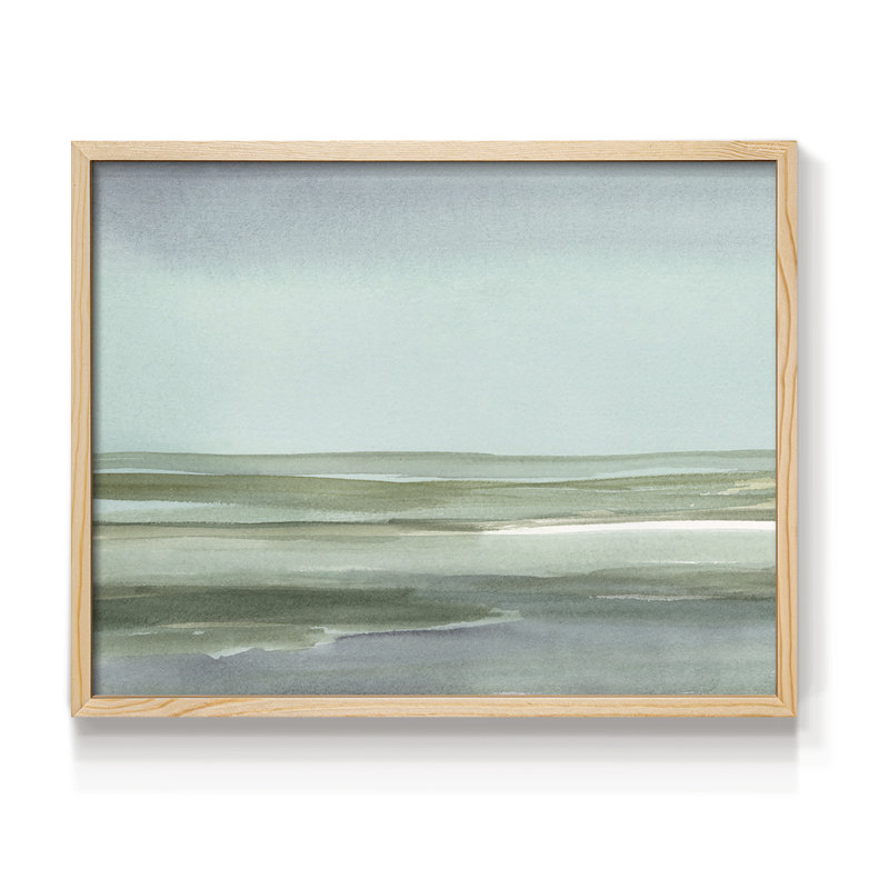 Aqua Reflections I -Framed Print - Restickable