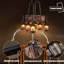 Lustre géométrique à 6 lumières Nishank