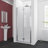 30"-31 1/4" W x 72" H Bi-Fold Frameless Shower Door with Clear Glass-81830076