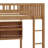 Bunk Bed Featuring Built In Shelving, Color Changing  Lights and Pegboard-1581831095-1581831094