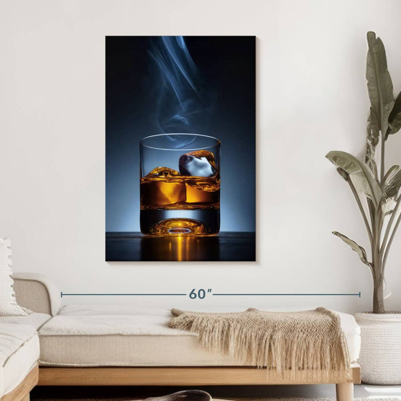 " Cool Whiskey Canvas Print " Print, 45" H x 30" W x 1.25" D