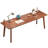 100% Solid Wood Desk 71" Mid Century Modern Desk Large 2 Person Vintage Writing Desk Simple Wooden Table For Restaurants, Home, Offices-124653347